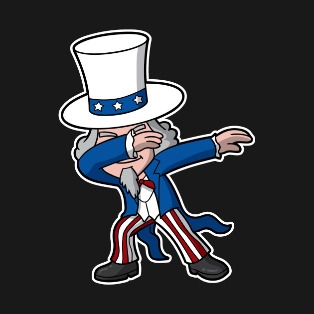 Chicago Bears NFL Football Dabbing Uncle Sam The Fourth of July For Fans T  Shirt