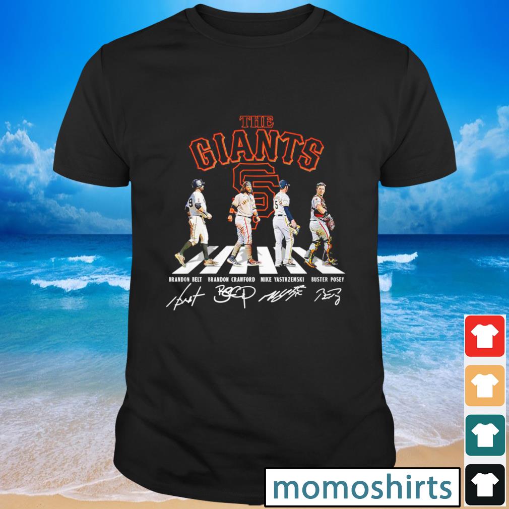 giants abbey road shirt