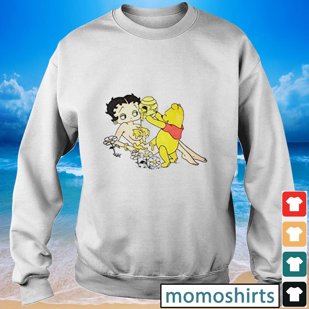 betty boop and winnie the pooh shirt