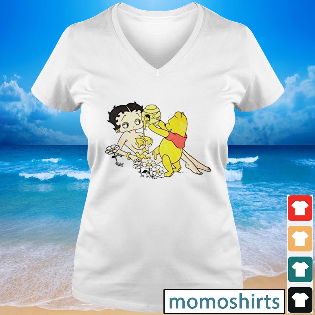 betty boop and winnie the pooh shirt