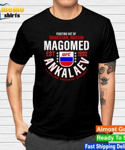 Fighting out of Dagestan Russia Magomed Ankalaev Est 1992 shirt