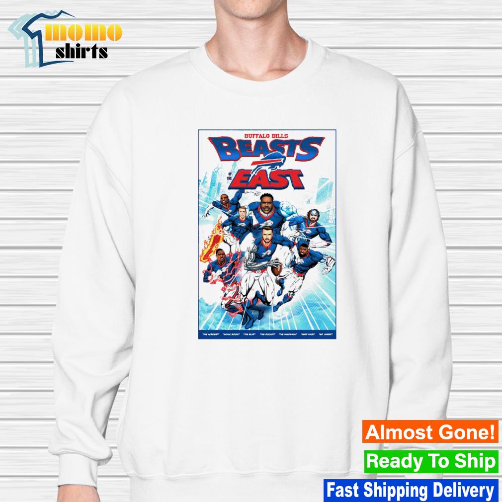 Buffalo Bills Beasts East Super Hero At Wegmans Division Champions Shirt