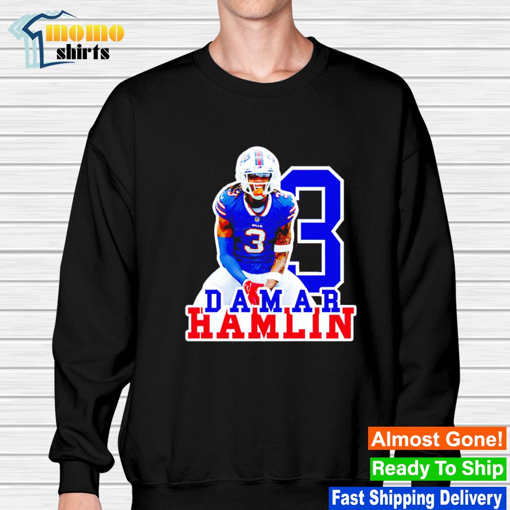 Damar Hamlin Love For 3 Show Some Love Today Pray For Damar Hamlin shirt -  Dalatshirt