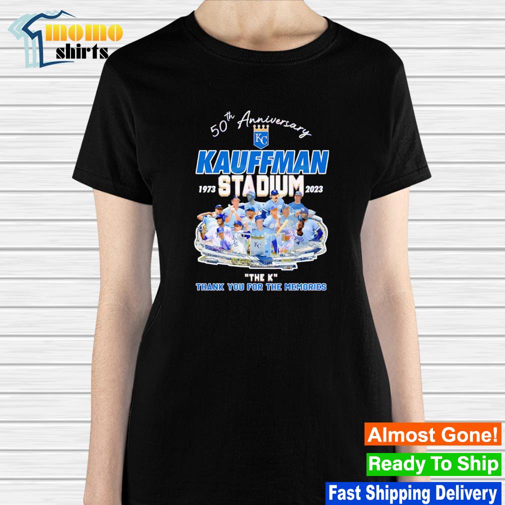 50th Anniversary 1973 - 2023 Kauffman Stadium The K Thank You For The  Memories Shirt - Peanutstee