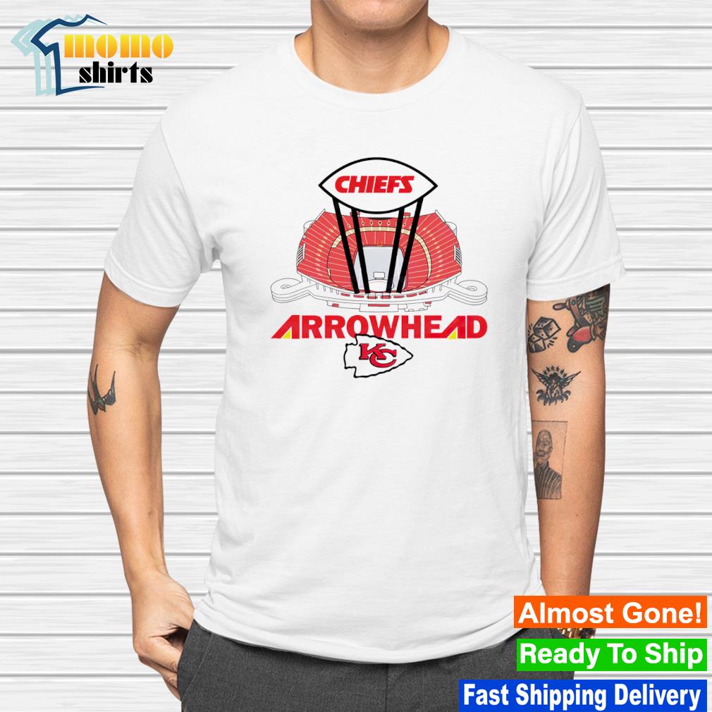 DesignsByPatterson Arrowhead Stadium - Kansas City Chiefs - Stipple Drawing Tee - Kansas City Chiefs Shirt - Arrowhead Shirt - Arrowhead Stadium Shirt