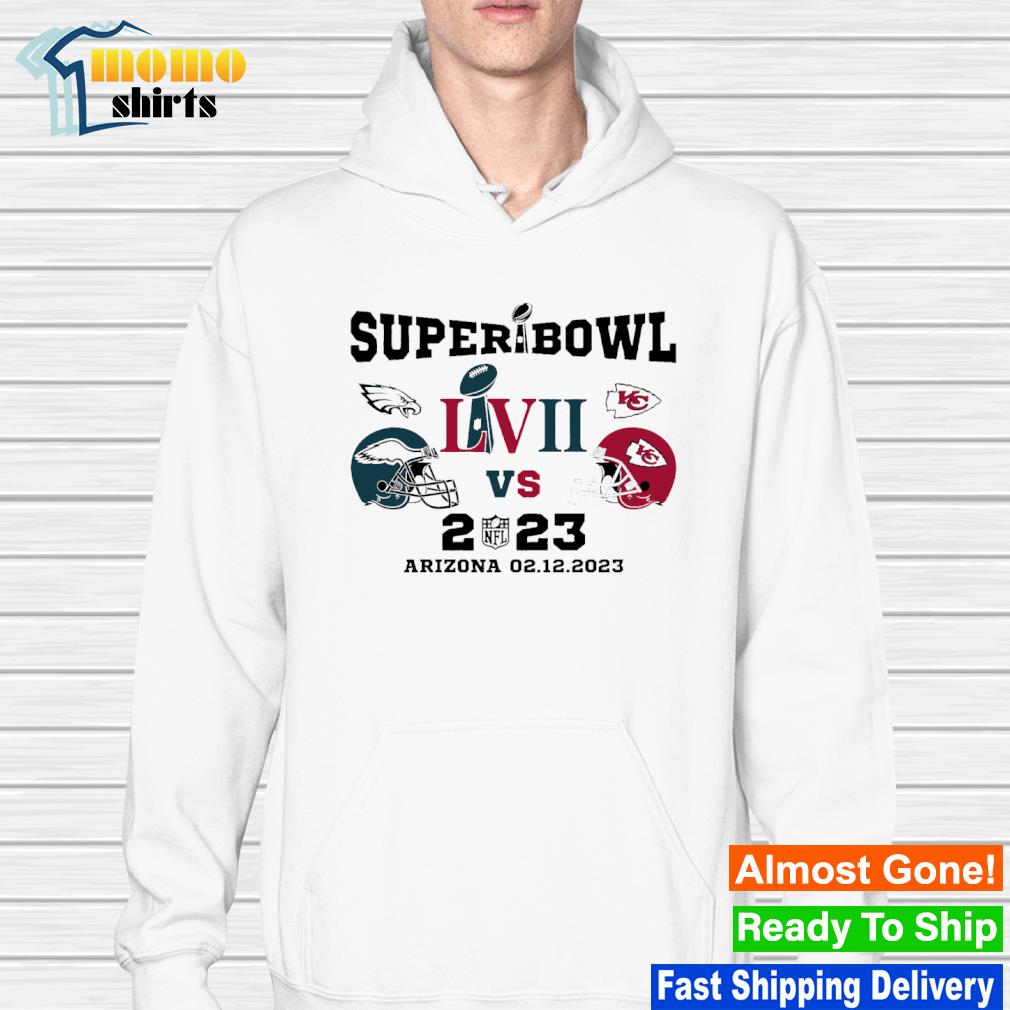 Philadelphia Eagles Vs Kansas City Chiefs Super Bowl 57 LVII T-Shirt  Arizona 23 - Muranotex Store