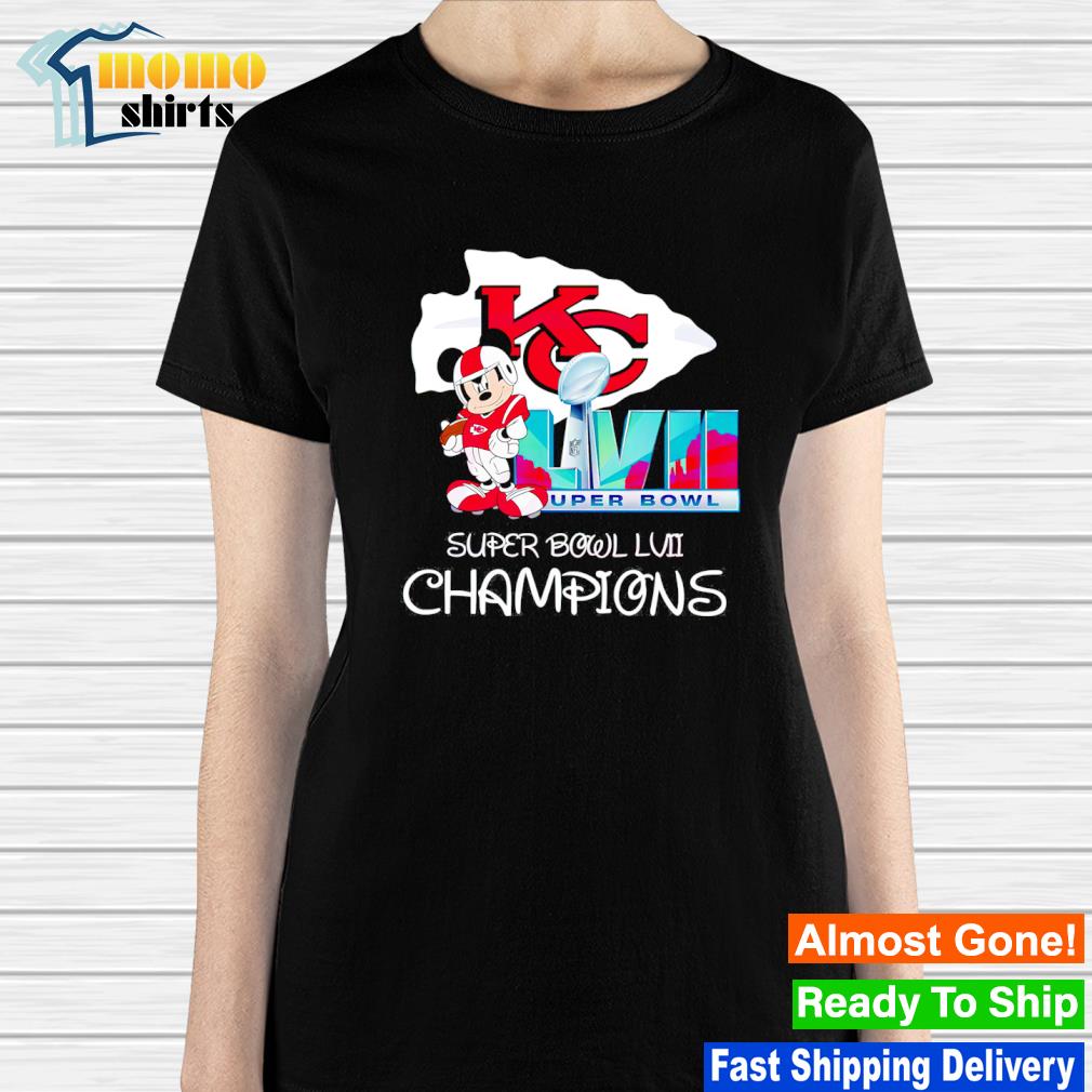 Kansas City Chiefs x Mickey Mouse 2023 Super Bowl LVII Champions T-Shirt,  hoodie, sweater, long sleeve and tank top