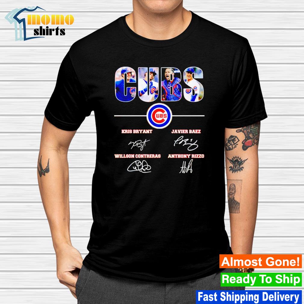 Chicago Cubs Willson Contreras Anthony Rizzo Kris Bryant Javier Baez  Signatures Shirt, hoodie, sweater, long sleeve and tank top