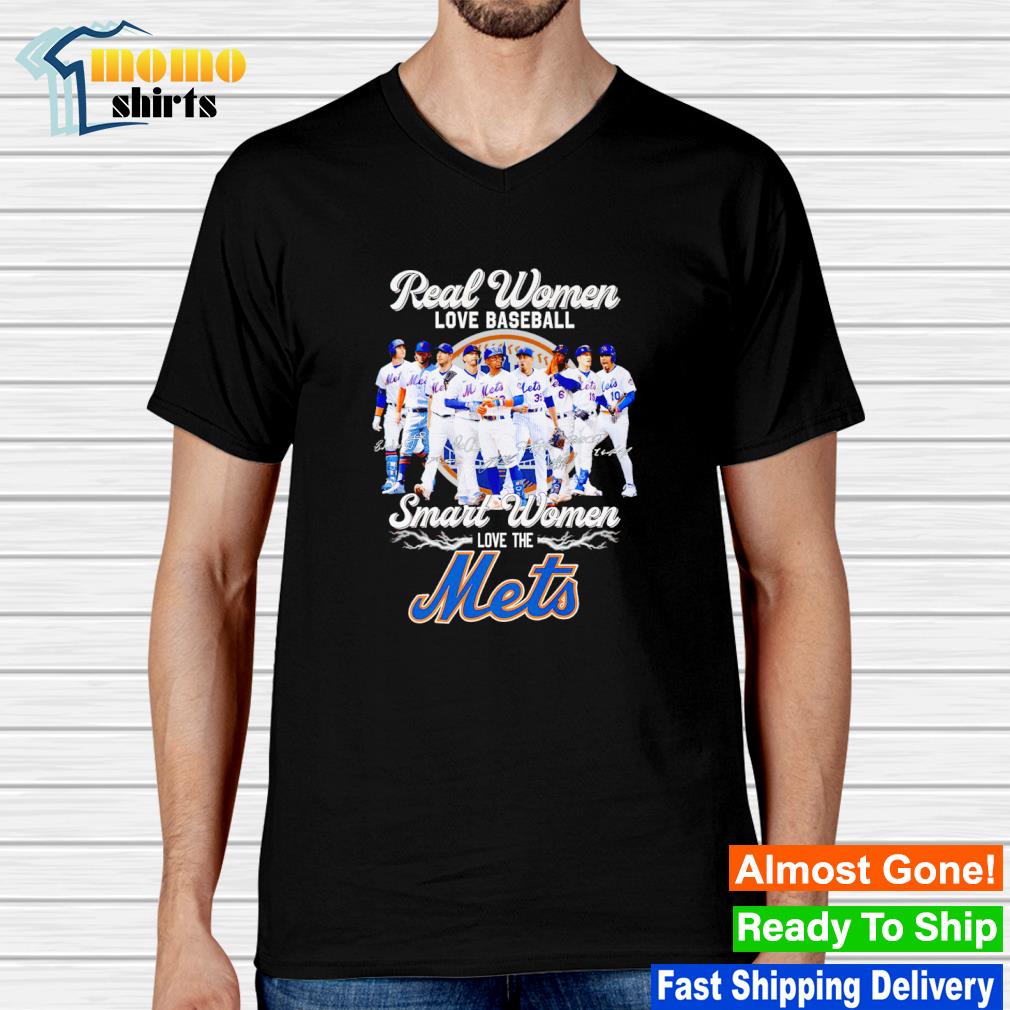 Real Women Love Baseball Smart Women Love The New York Mets 2023 Signatures  Shirt - Shibtee Clothing