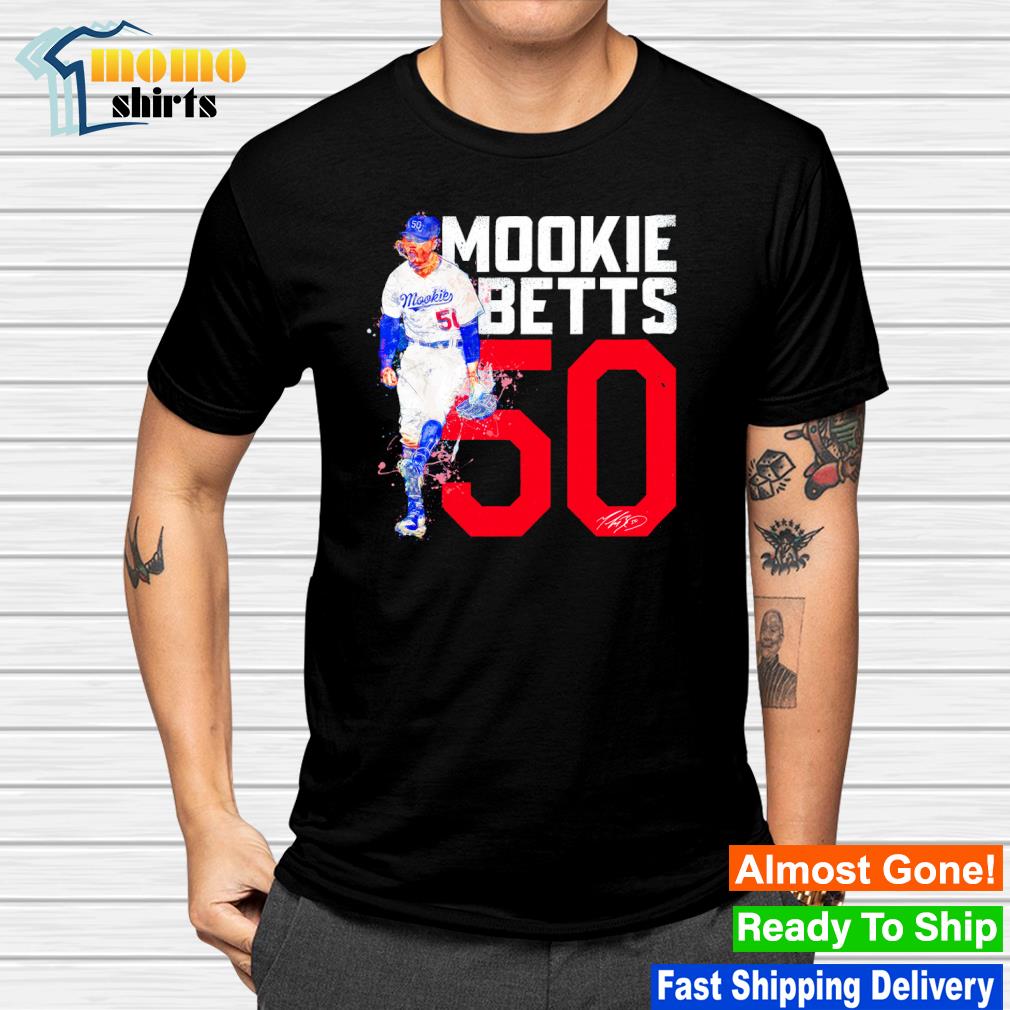 50 Mookie Betts Los Angeles baseball signature shirt, hoodie