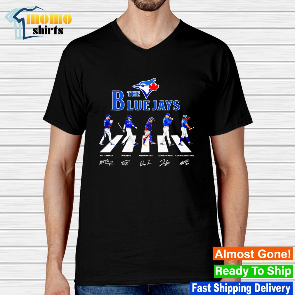 Toronto Blue Jays Team Abbey Road 2023 Signatures Shirt