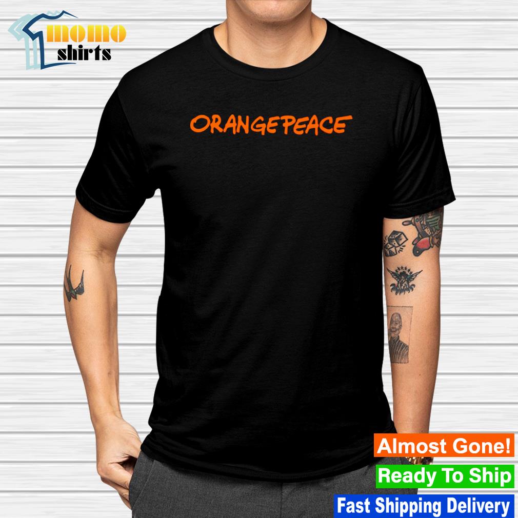 Original bitcoin News Orangepeace shirt