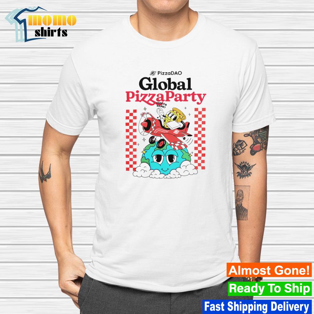 Funny global Pizza Party 2023 shirt