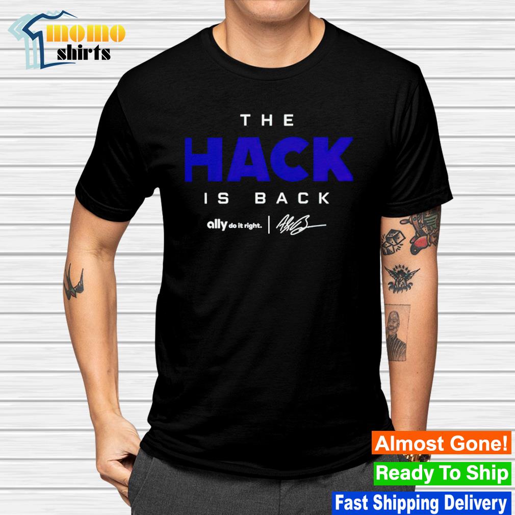Nice alex Bowman's the Hack is back shirt
