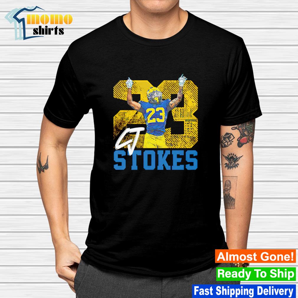 Official cJ Stokes 23 Michigan Wolverines Gameday shirt