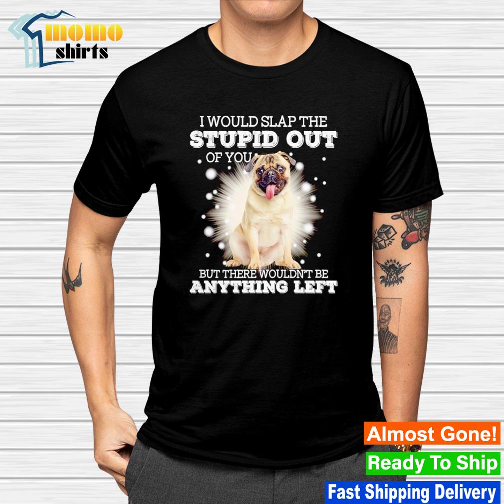 Premium i would slap the stupid out of you but there wouldn't be anything left shirt