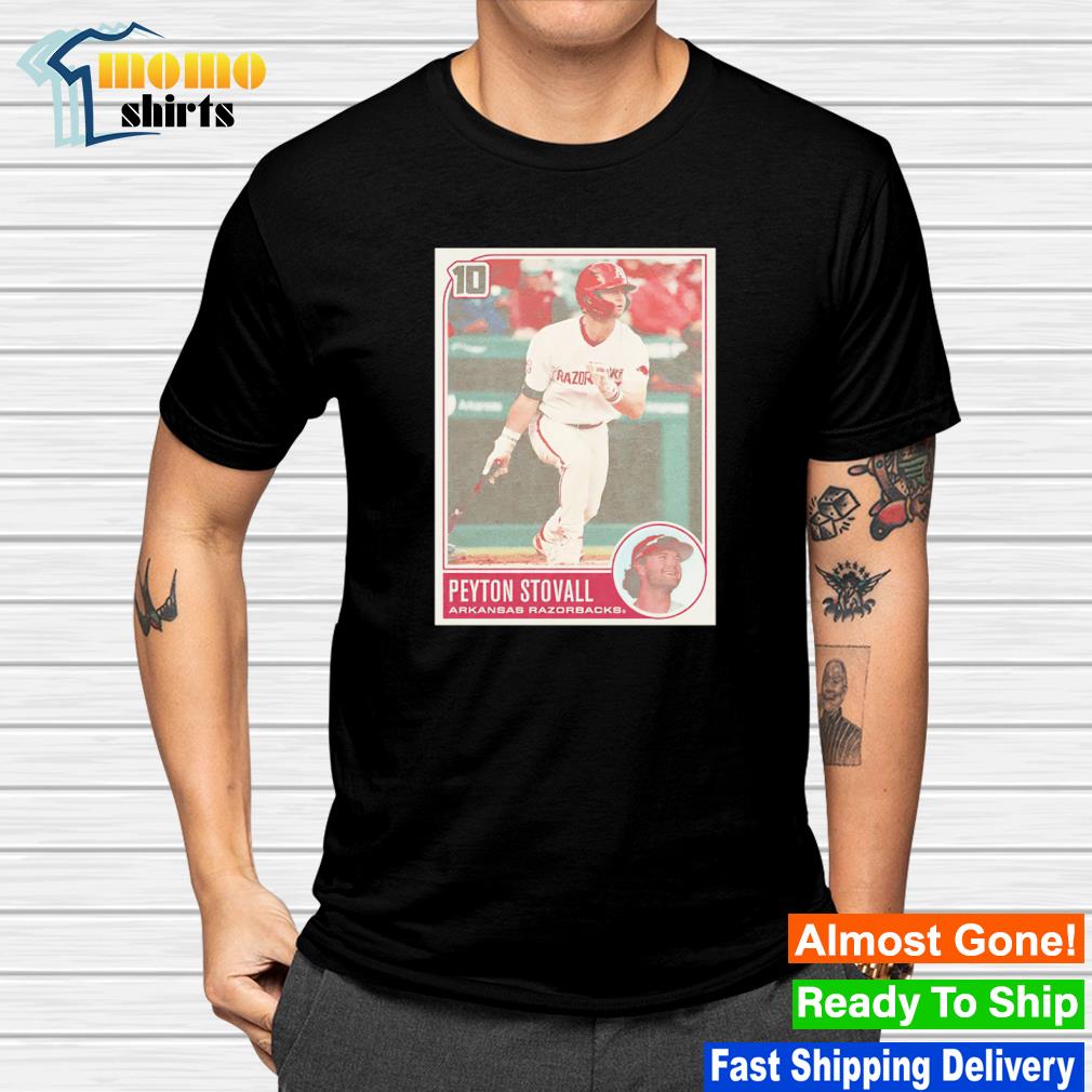 Premium peyton Stovall Arkansas Razorbacks Baseball Card shirt