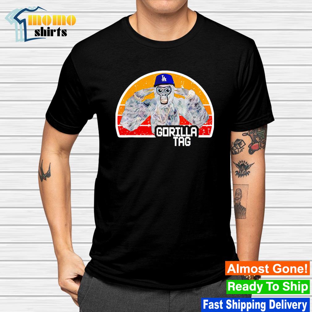 Funny gorilla Tag Los Angeles Dodgers shirt, hoodie, sweater, long sleeve  and tank top