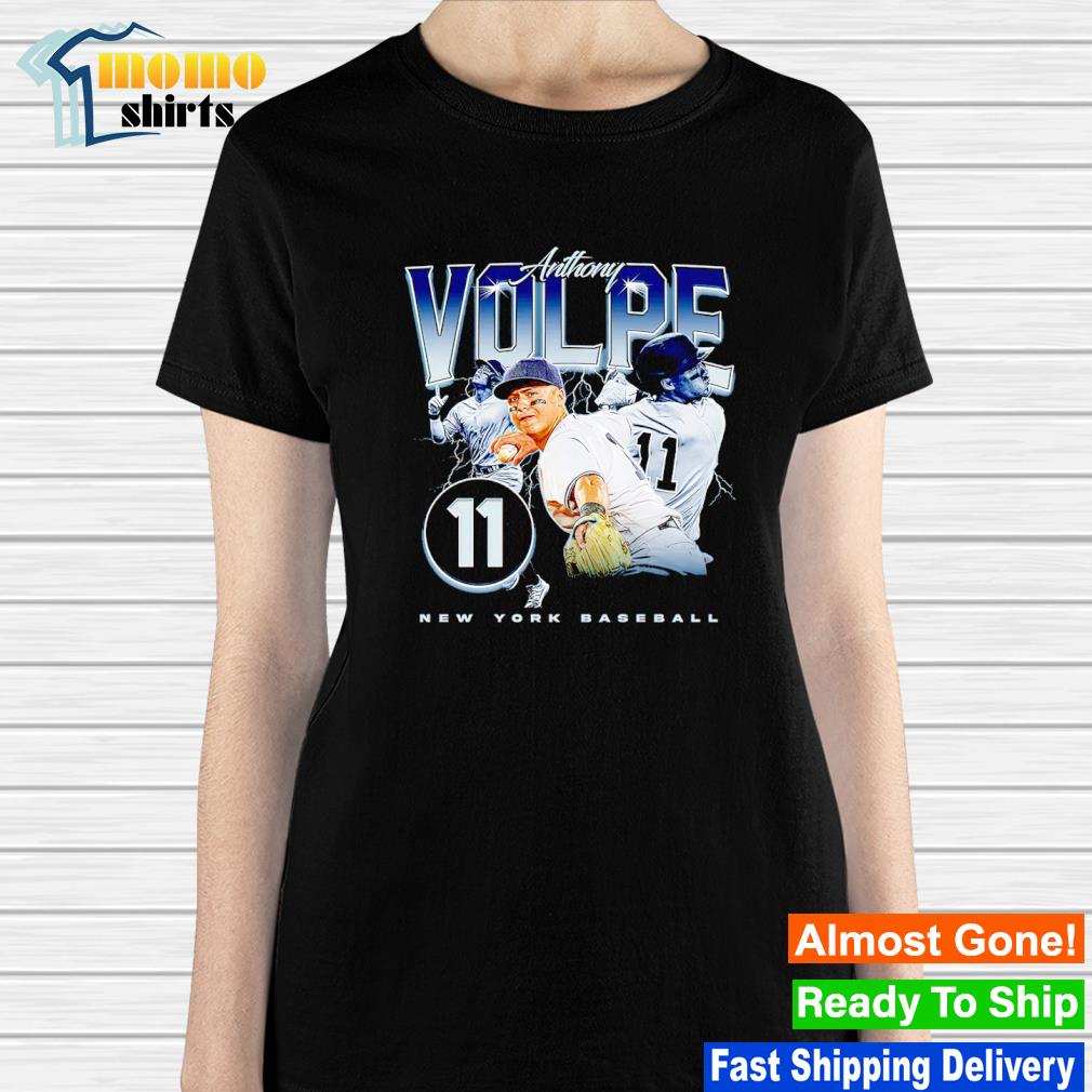 11 Anthony Volpe New York baseball shirt, hoodie, sweater, long sleeve and  tank top