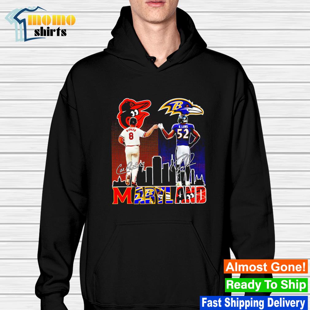 Cal Ripken Jr. and Ray Lewis Maryland signatures shirt, hoodie, sweatshirt  and tank top