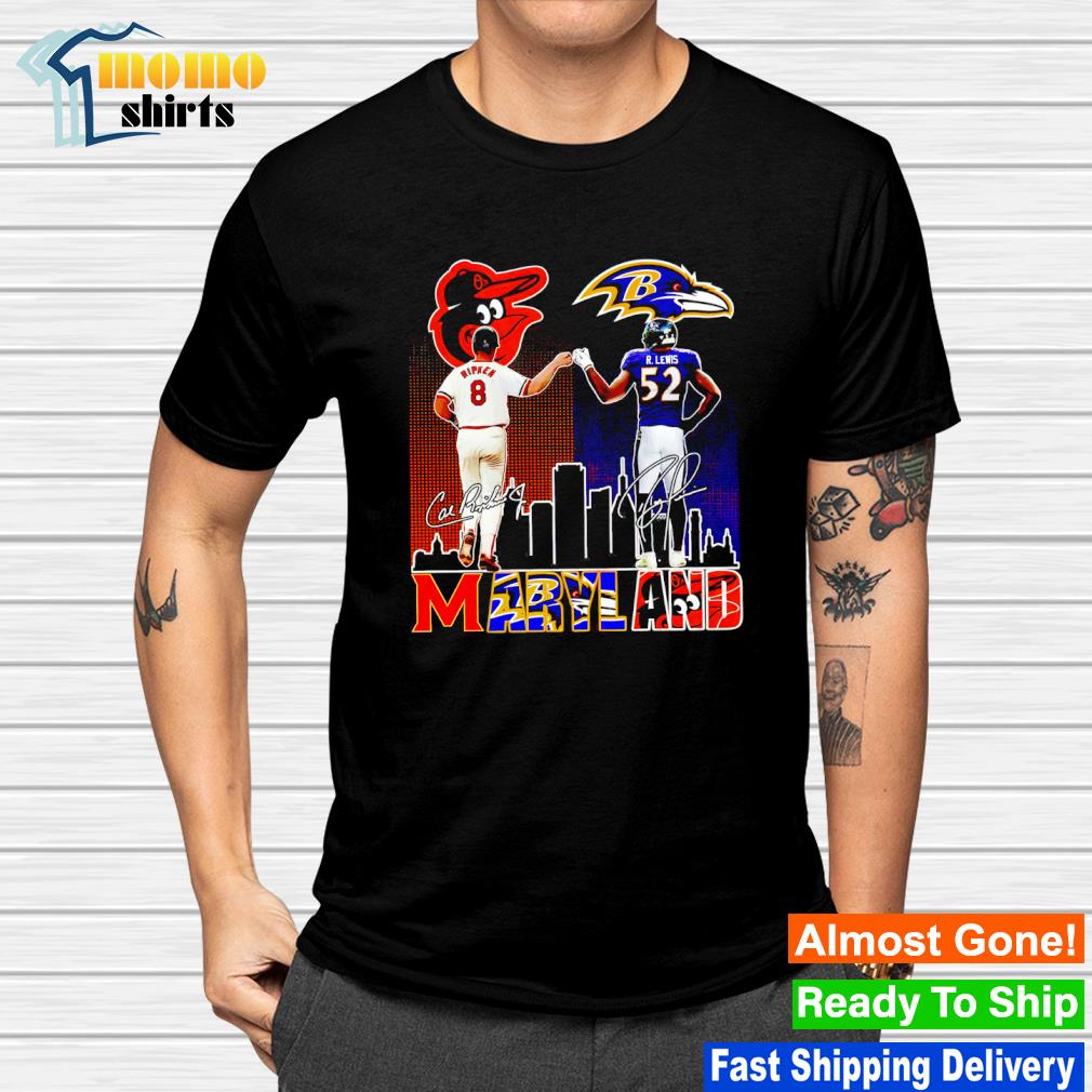 Funny maryland skyline 8 Cal Ripken Jr. 52 Ray Lewis players signatures  shirt – Emilytees – Shop trending shirts in the USA – Emilytees Fashion LLC  – Store  Collection Home Page