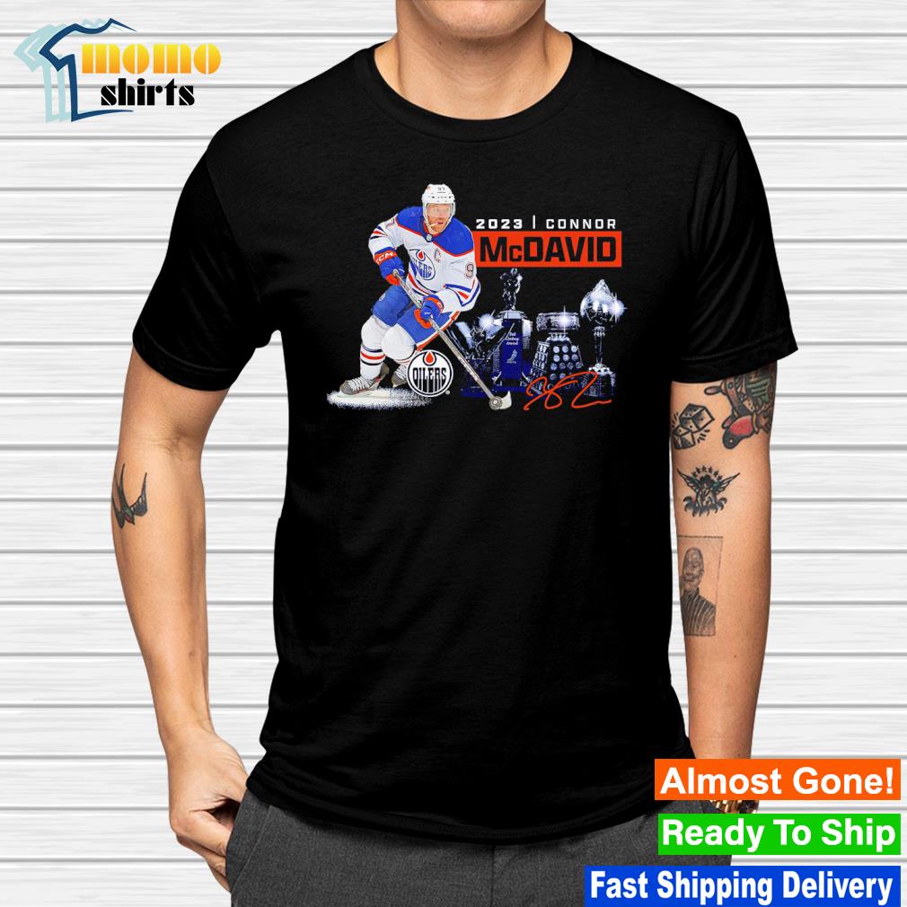 Connor Mcdavid Edmonton Oilers Abstract Art 12 T-Shirt by Joe