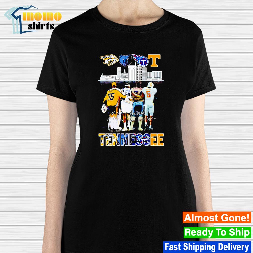 Funny tennessee sport teams Nashville Predators Memphis Grizzlies Tennessee  Titans and Tennessee Volunteers shirt, hoodie, sweater, long sleeve and  tank top