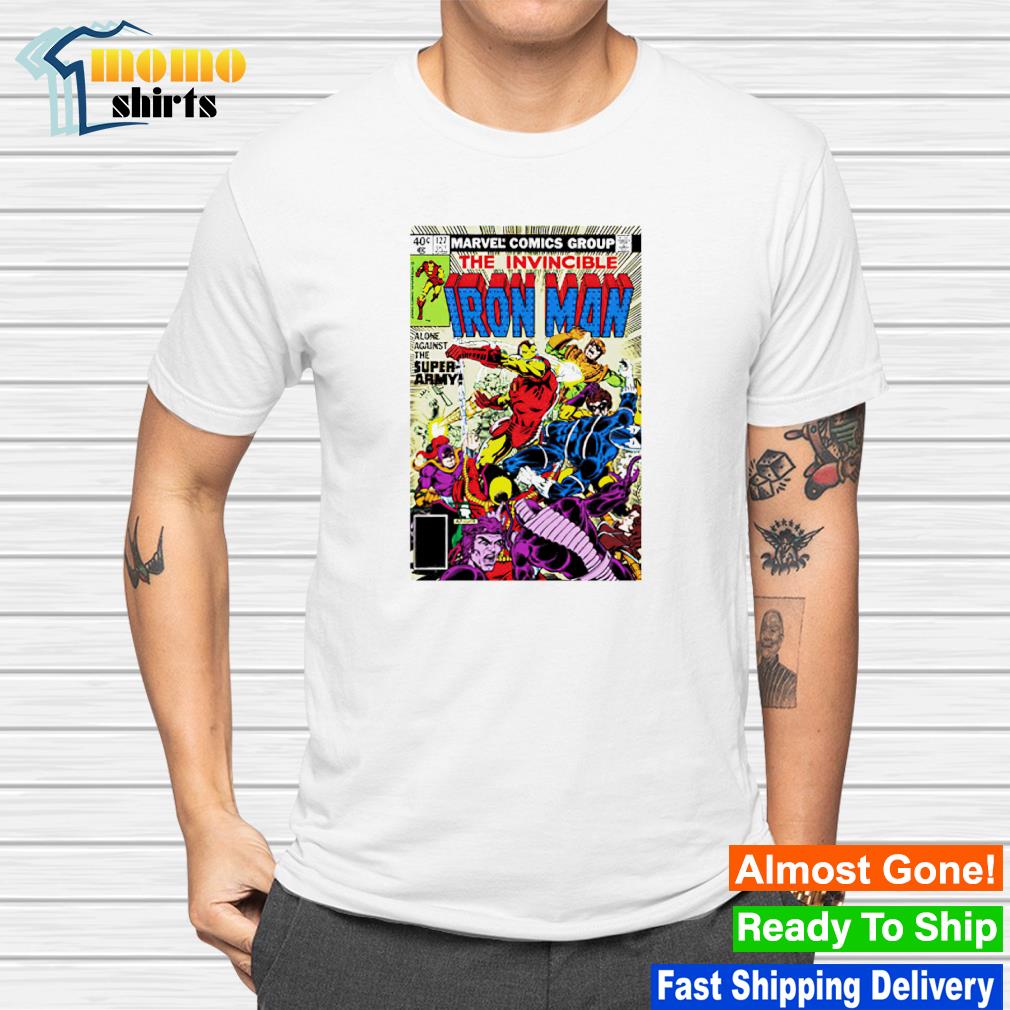 Awesome iron Man demon in a bottle comic shirt