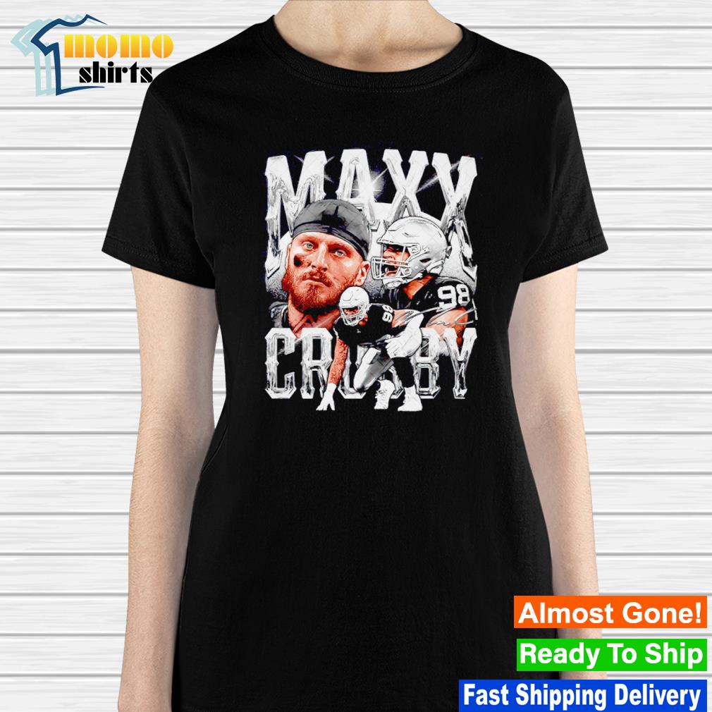 Maxx Crosby Las Vegas Vintage T-shirt,Sweater, Hoodie, And Long Sleeved,  Ladies, Tank Top