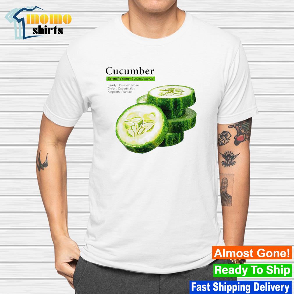 Top cucumber funny graphic vegetable food shirt